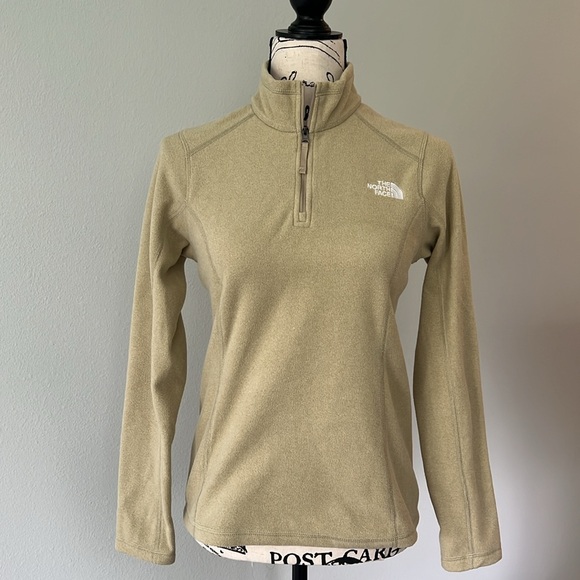 North Face Quarter Zip Fleece Pullover - Picture 2 of 7